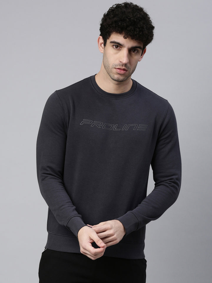 Men's Solid Comfort Fit Sweatshirts