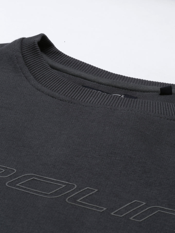 Men's Solid Comfort Fit Sweatshirts