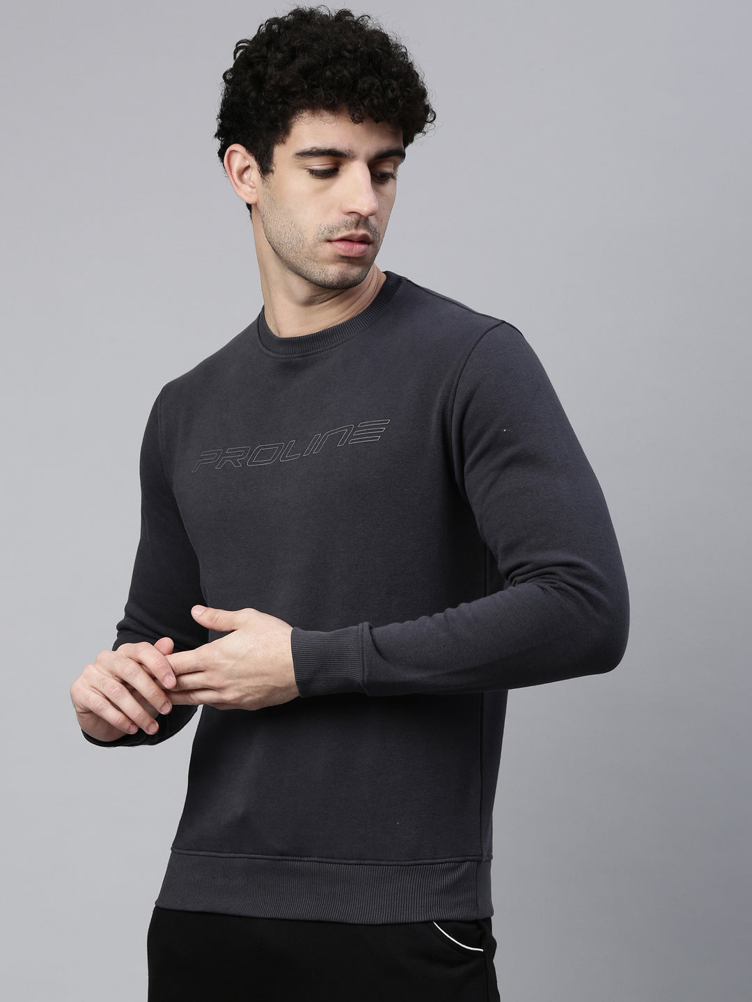 Men's Solid Comfort Fit Sweatshirts