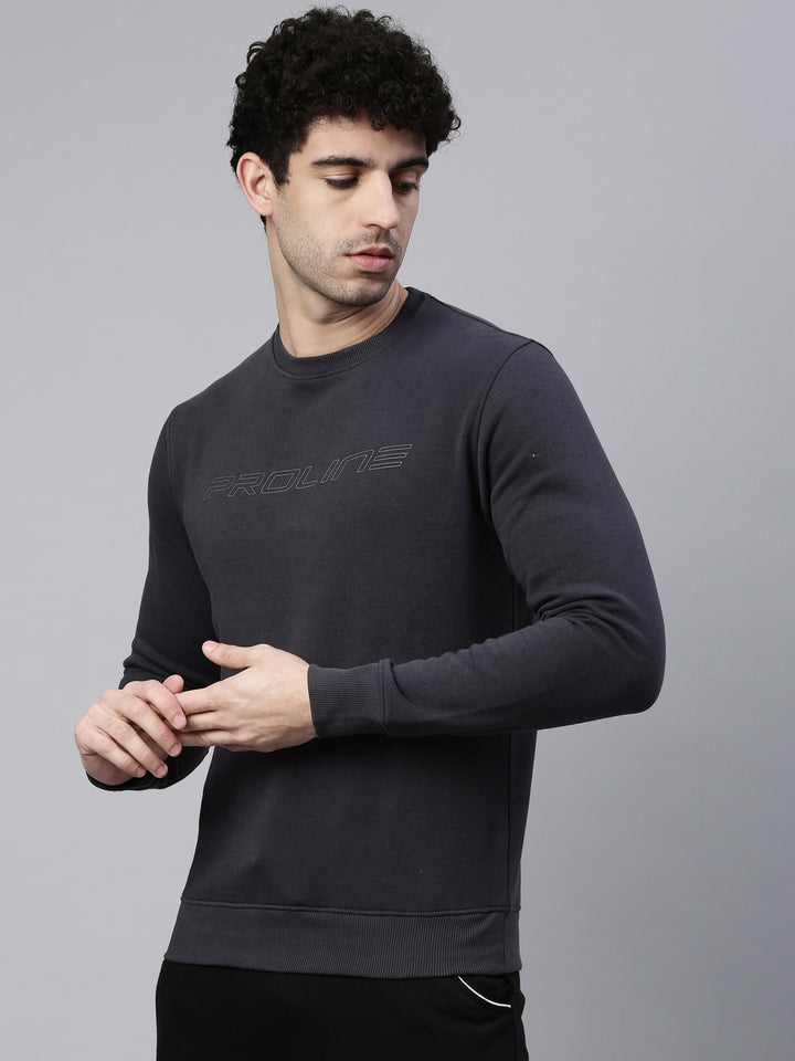 Men's Solid Comfort Fit Sweatshirts