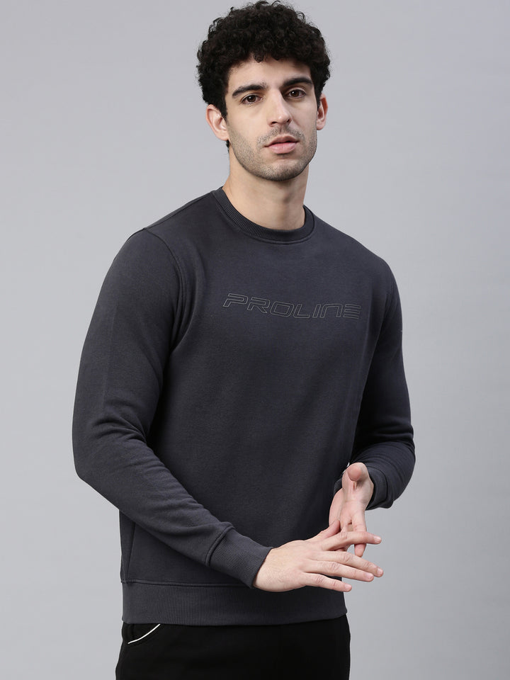 Men's Solid Comfort Fit Sweatshirts