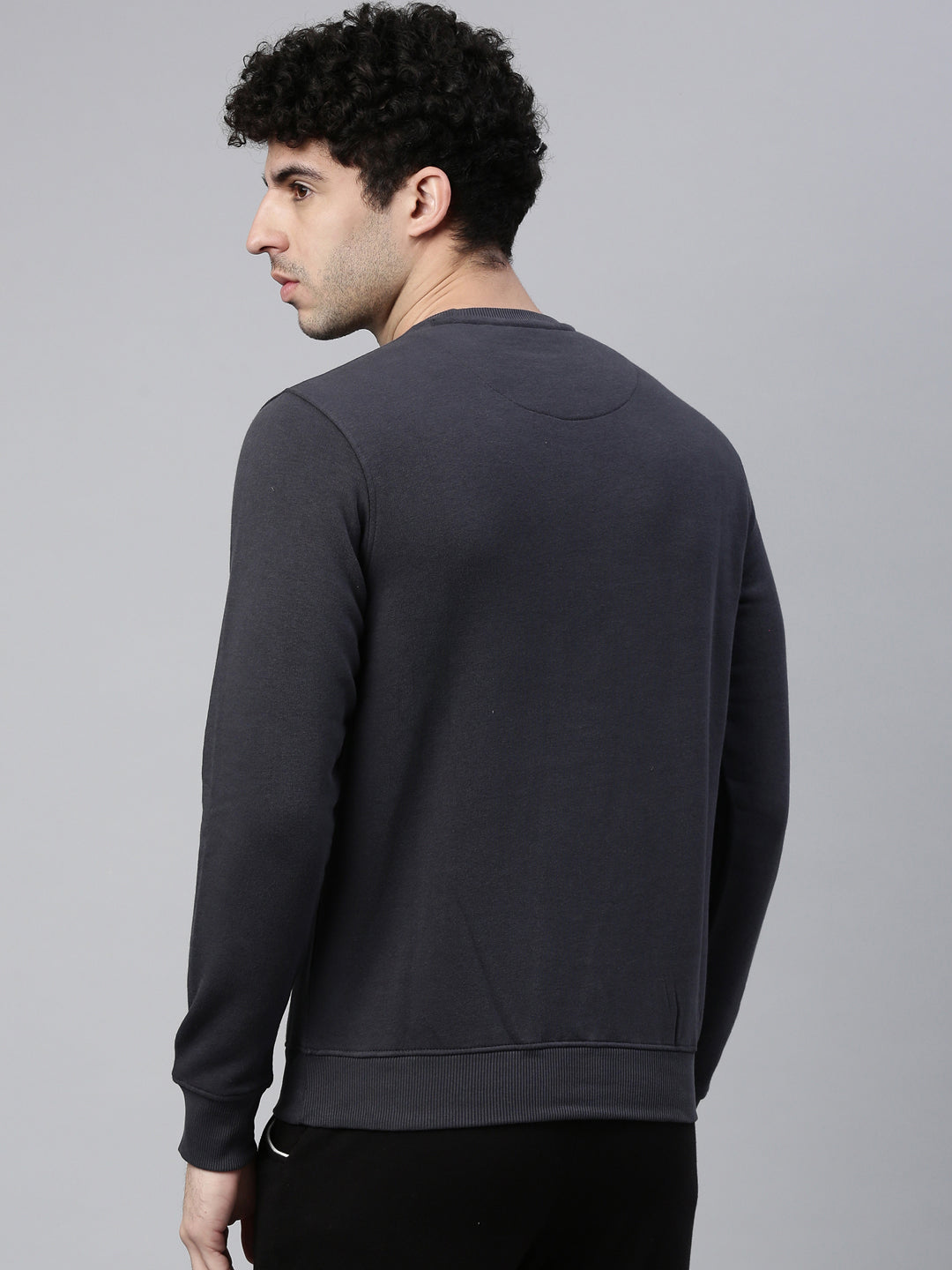 Men's Solid Comfort Fit Sweatshirts