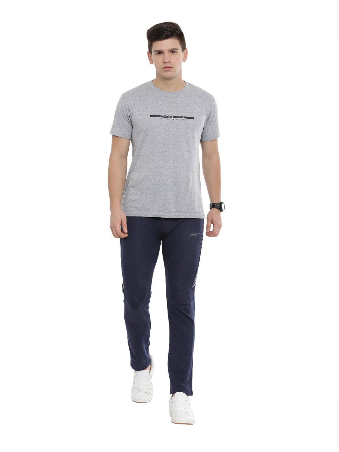 Men's Printed Tapered Track Pants