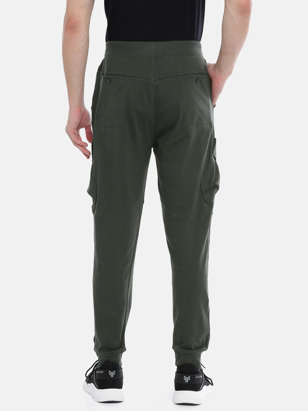 Men's Solid Comfort Fit Track Pants