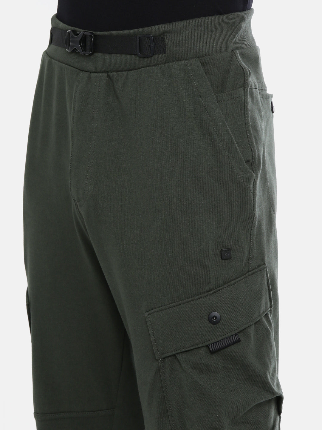Men's Solid Comfort Fit Track Pants