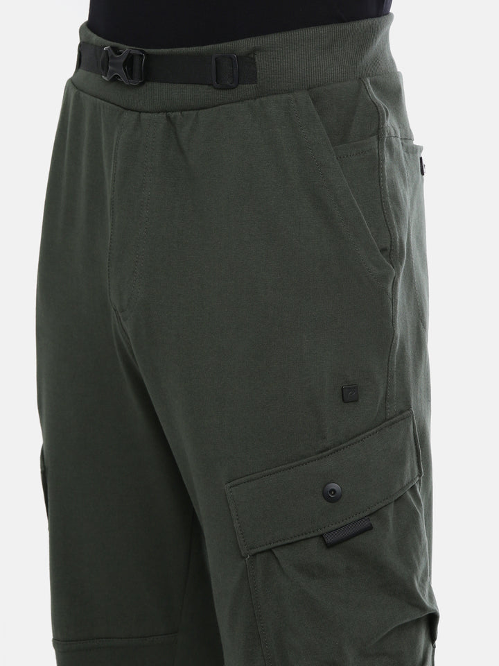 Men's Solid Comfort Fit Track Pants