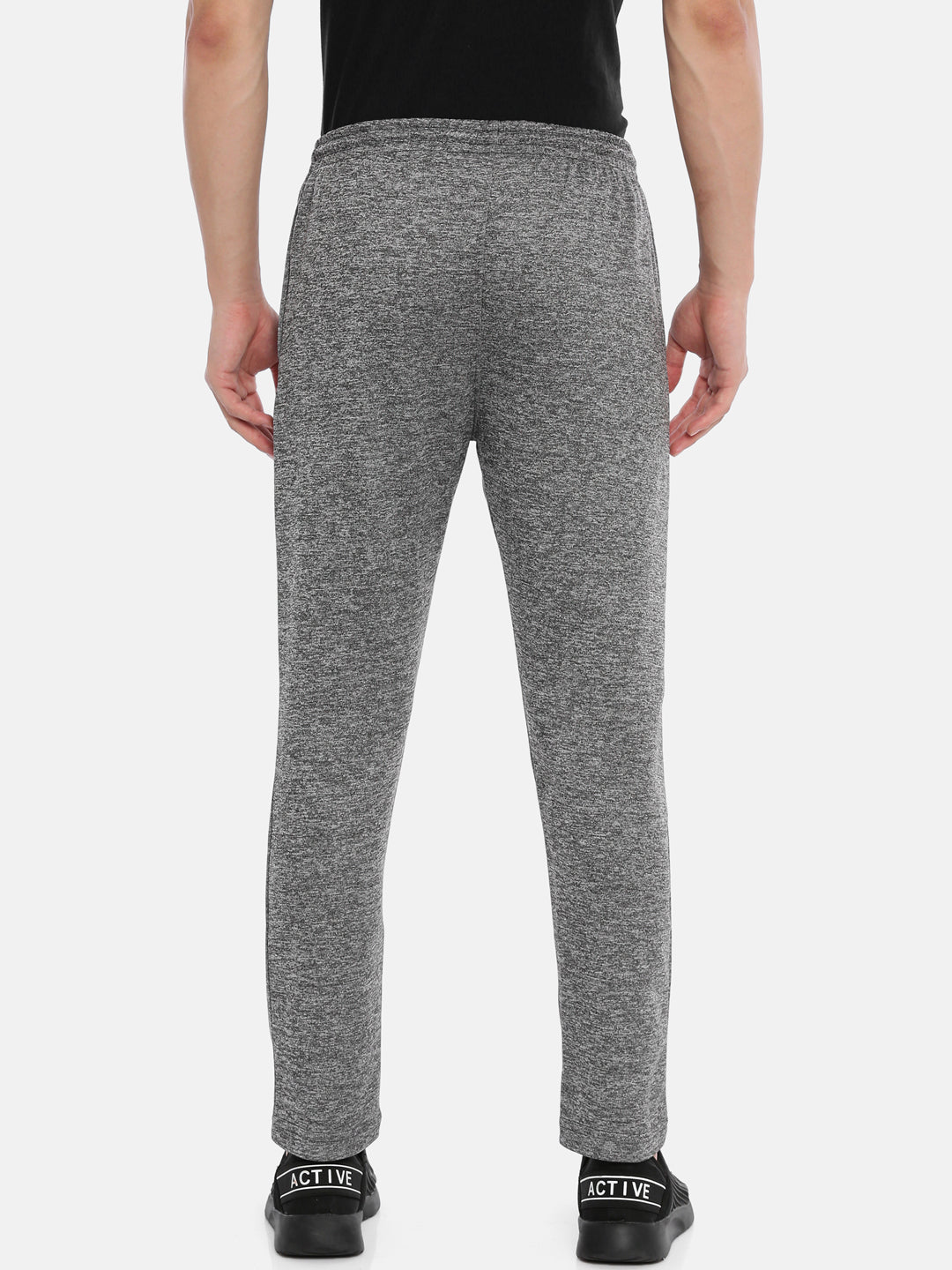 Men's Solid Tapered Track Pants
