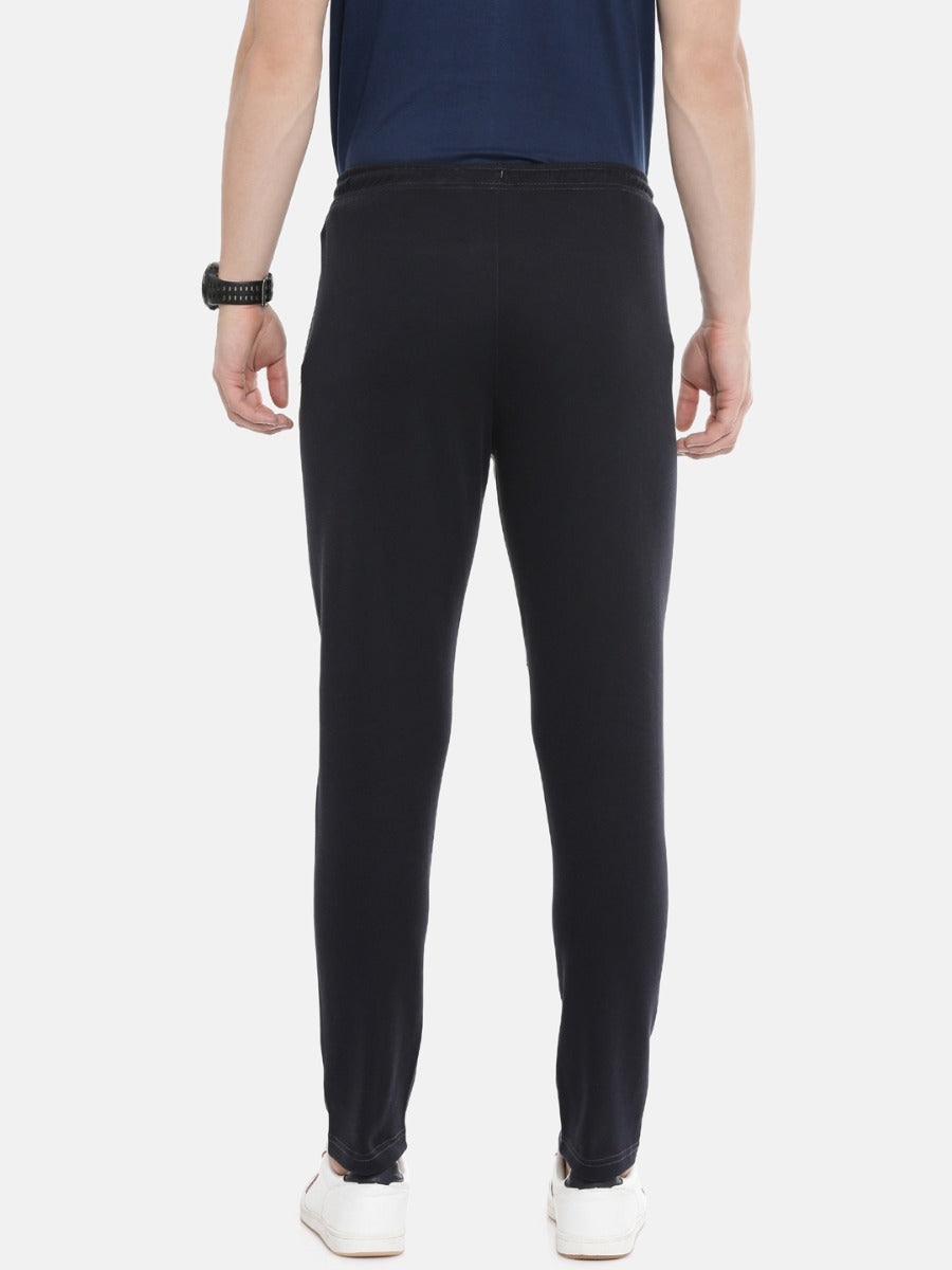 Men's Solid Tapered Fit Track Pants