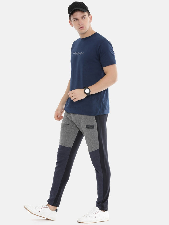 Men's Solid Tapered Fit Track Pants