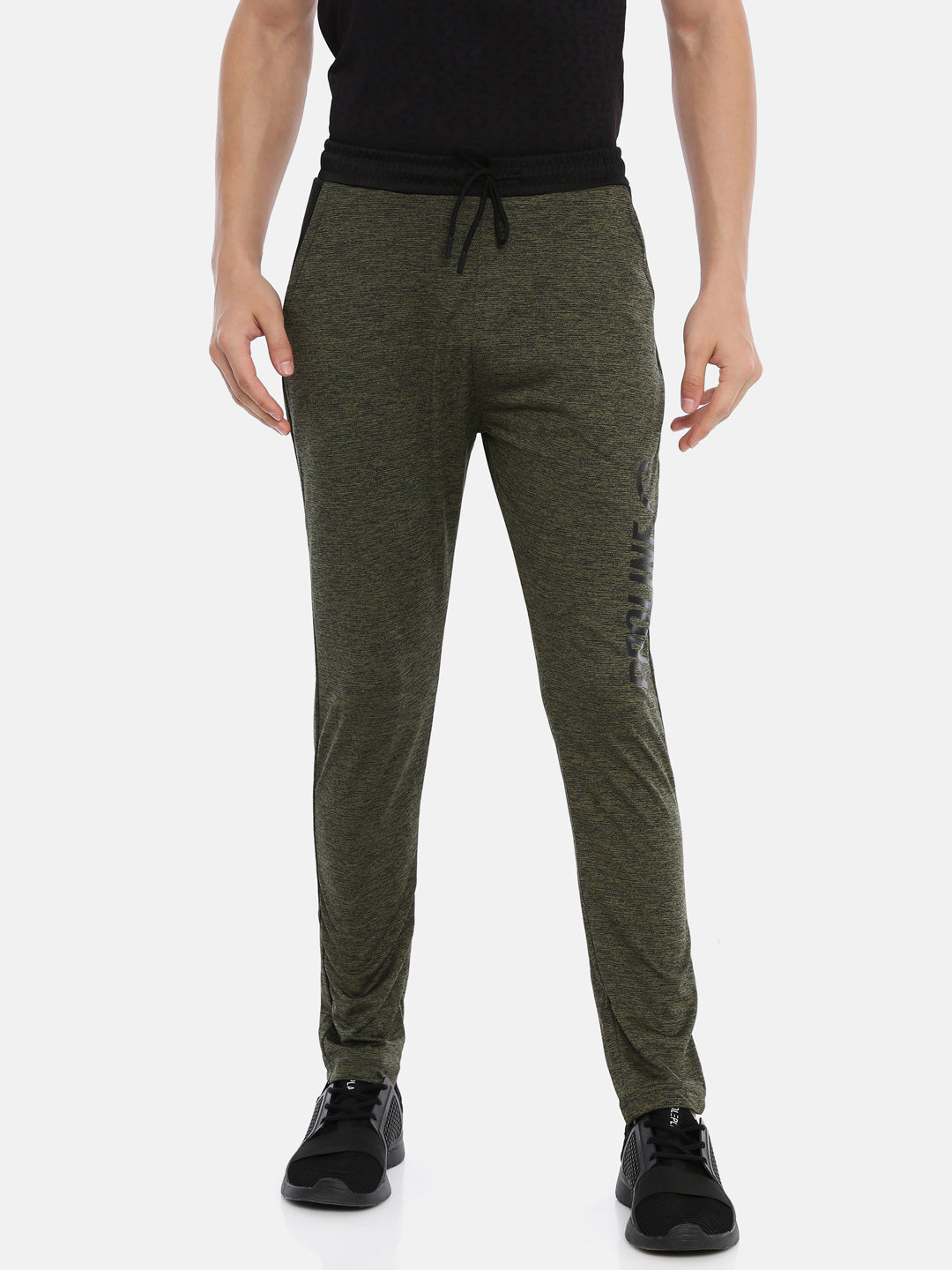 Men's Solid Tapered Track Pants