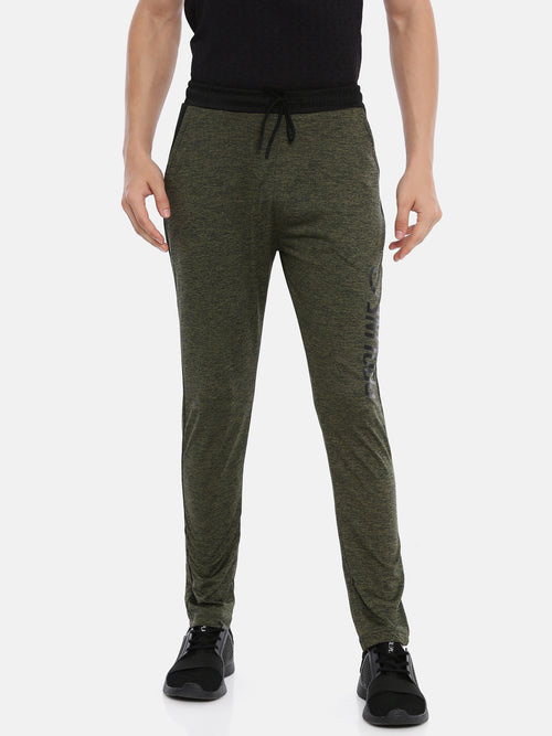 Men's Solid Tapered Track Pants