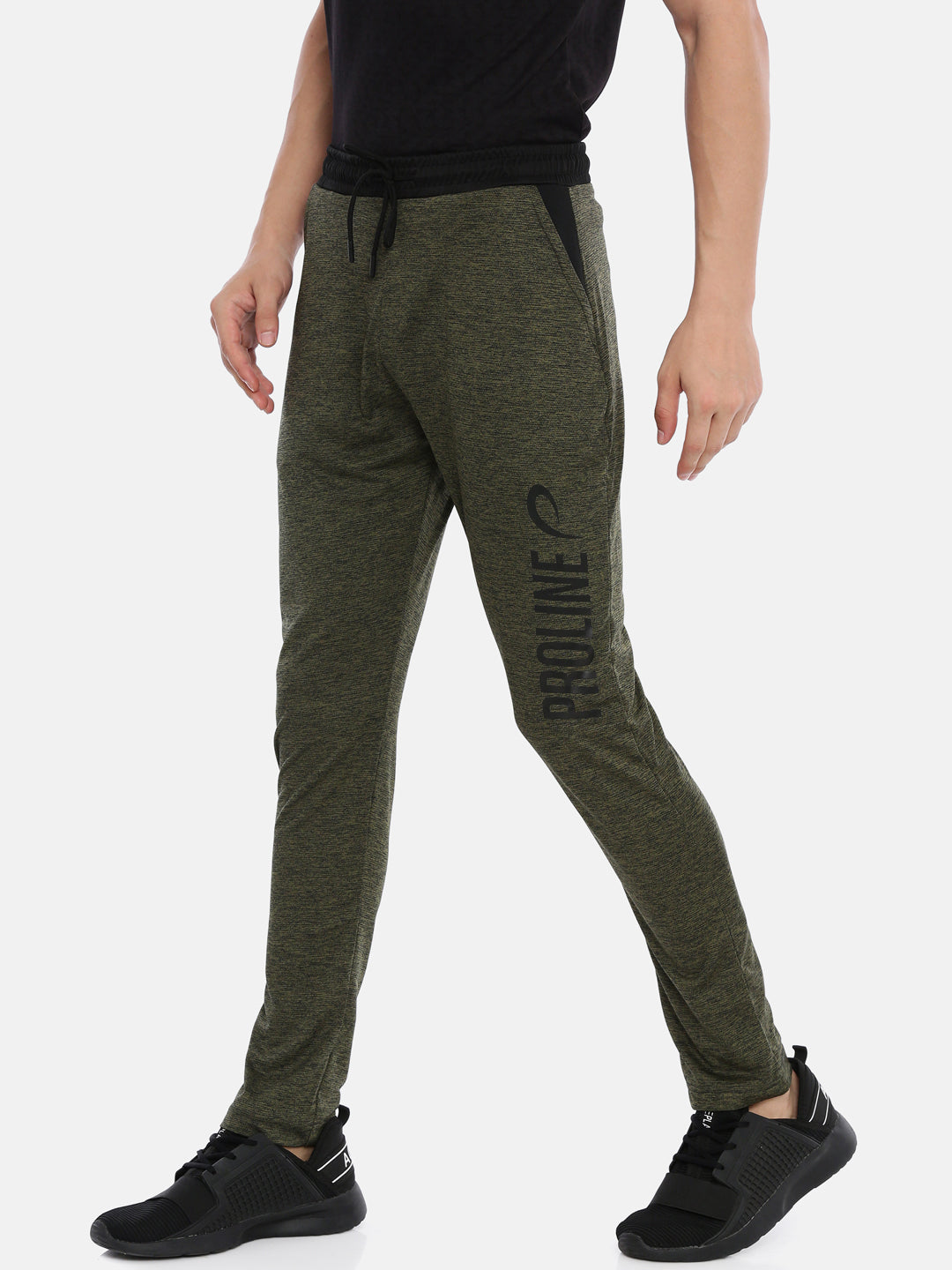 Men's Solid Tapered Fit Track Pants