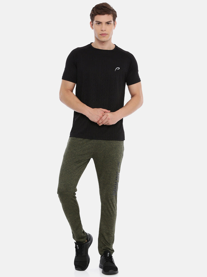 Men's Solid Tapered Fit Track Pants