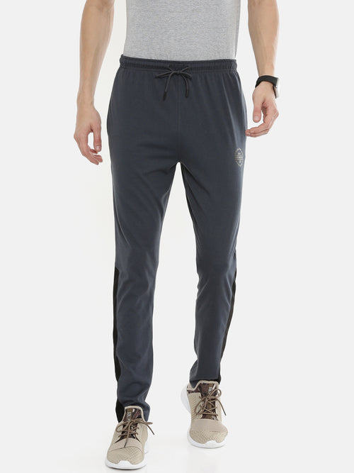 Men's Solid Tapered Track Pants