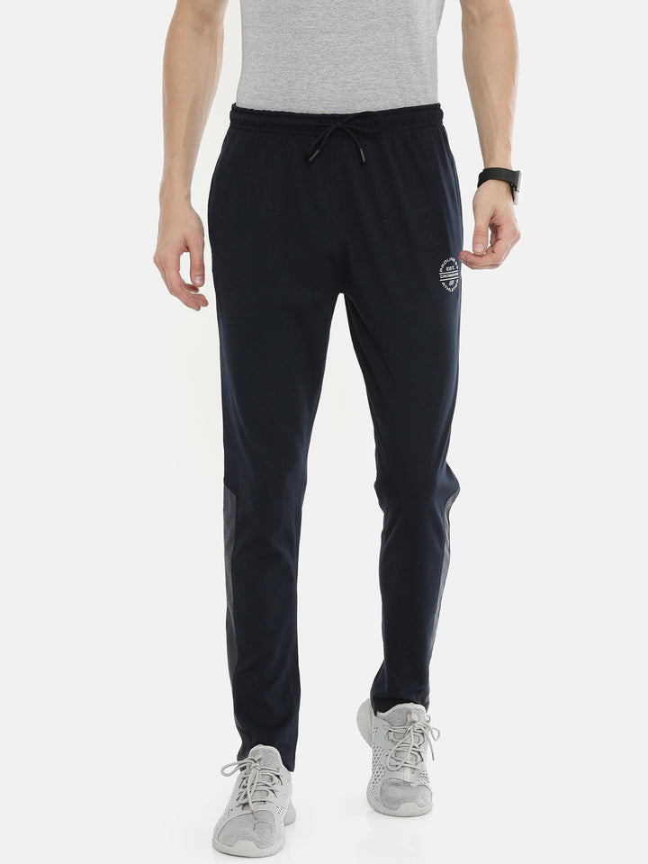 Men's Solid Tapered Fit Track Pants