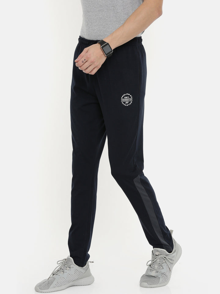 Men's Solid Tapered Track Pants