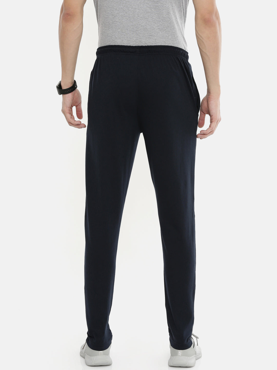 Men's Solid Tapered Track Pants