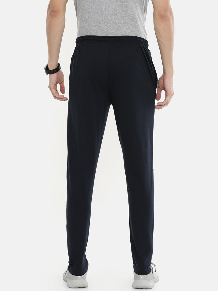 Men's Solid Tapered Track Pants