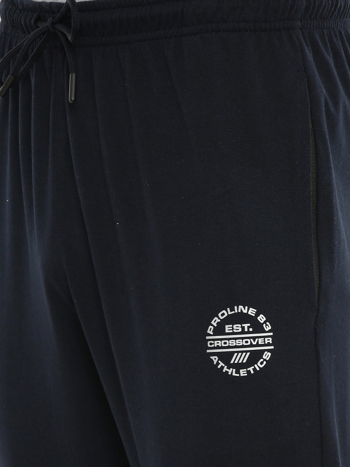 Men's Solid Tapered Fit Track Pants