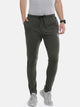 Men's Solid Tapered Track Pants
