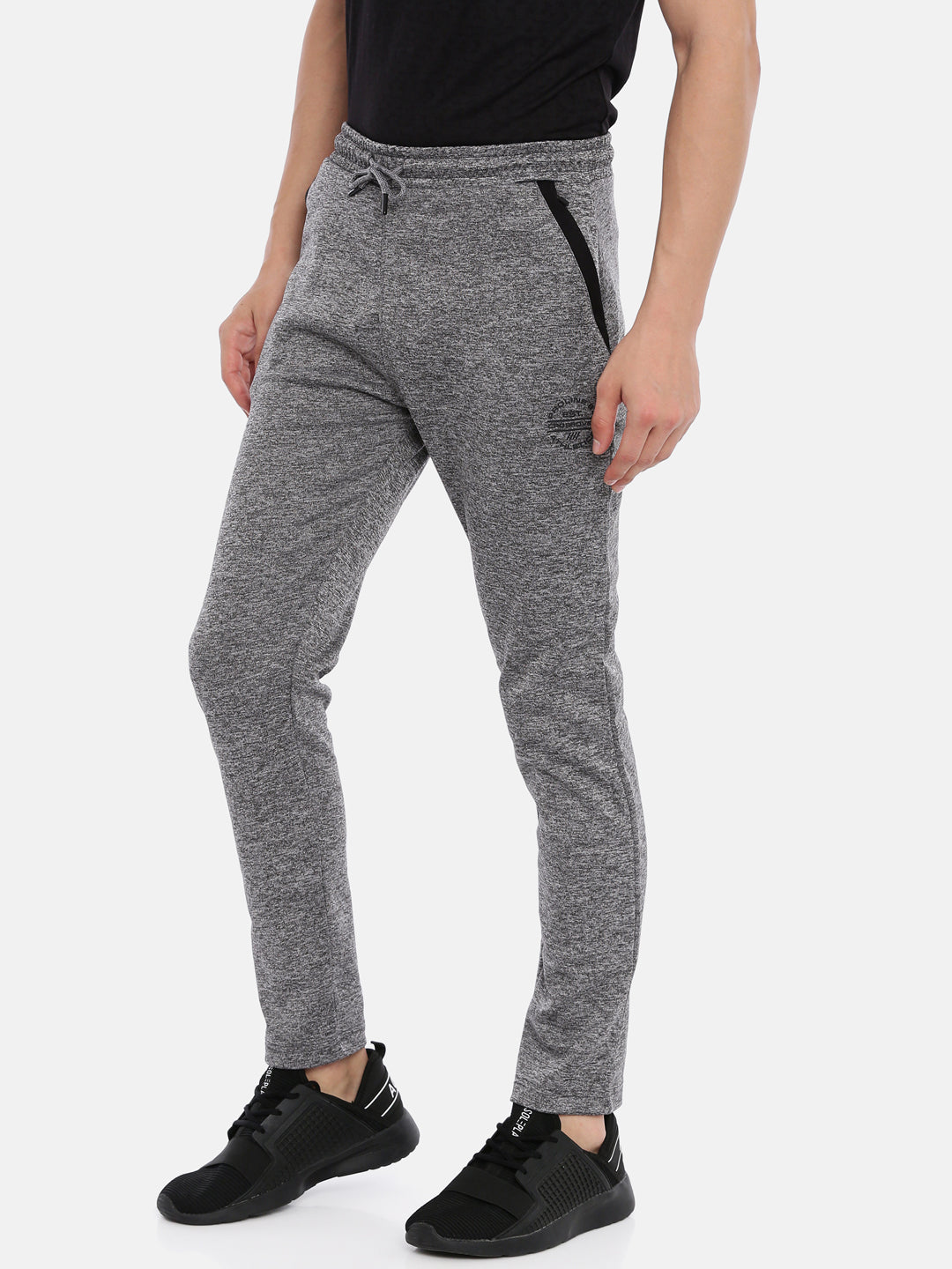 Men's Solid Tapered Track Pants