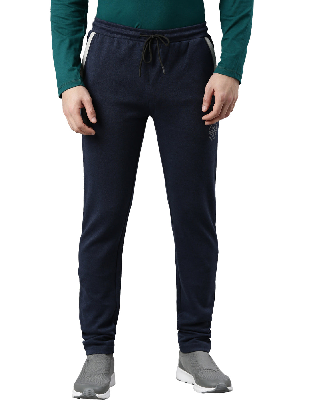 Men's Solid Tapered Fit Track Pants