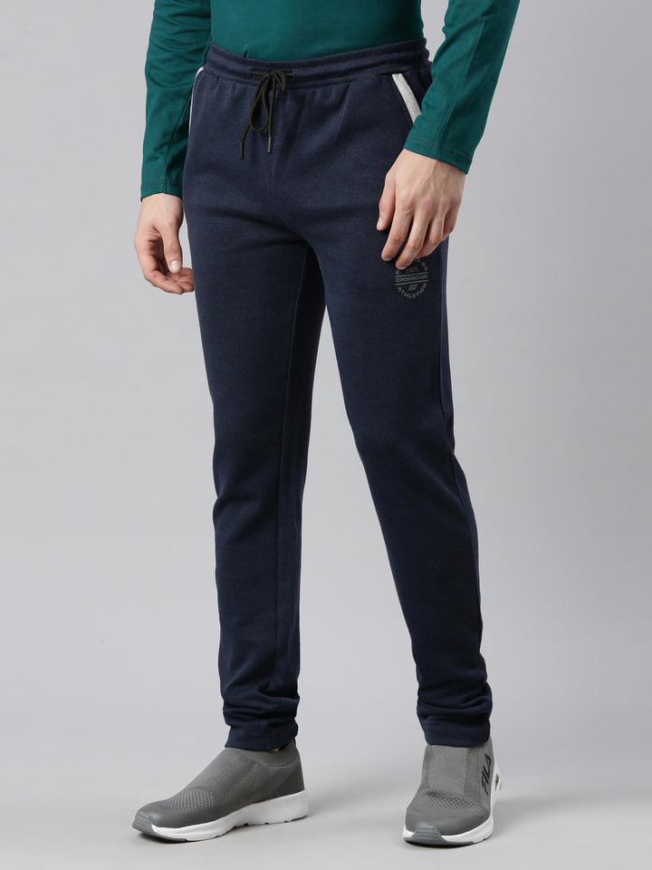Men's Solid Tapered Fit Track Pants