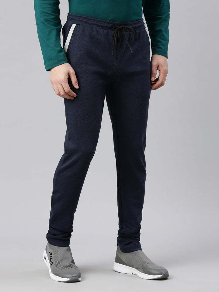Men's Solid Tapered Fit Track Pants