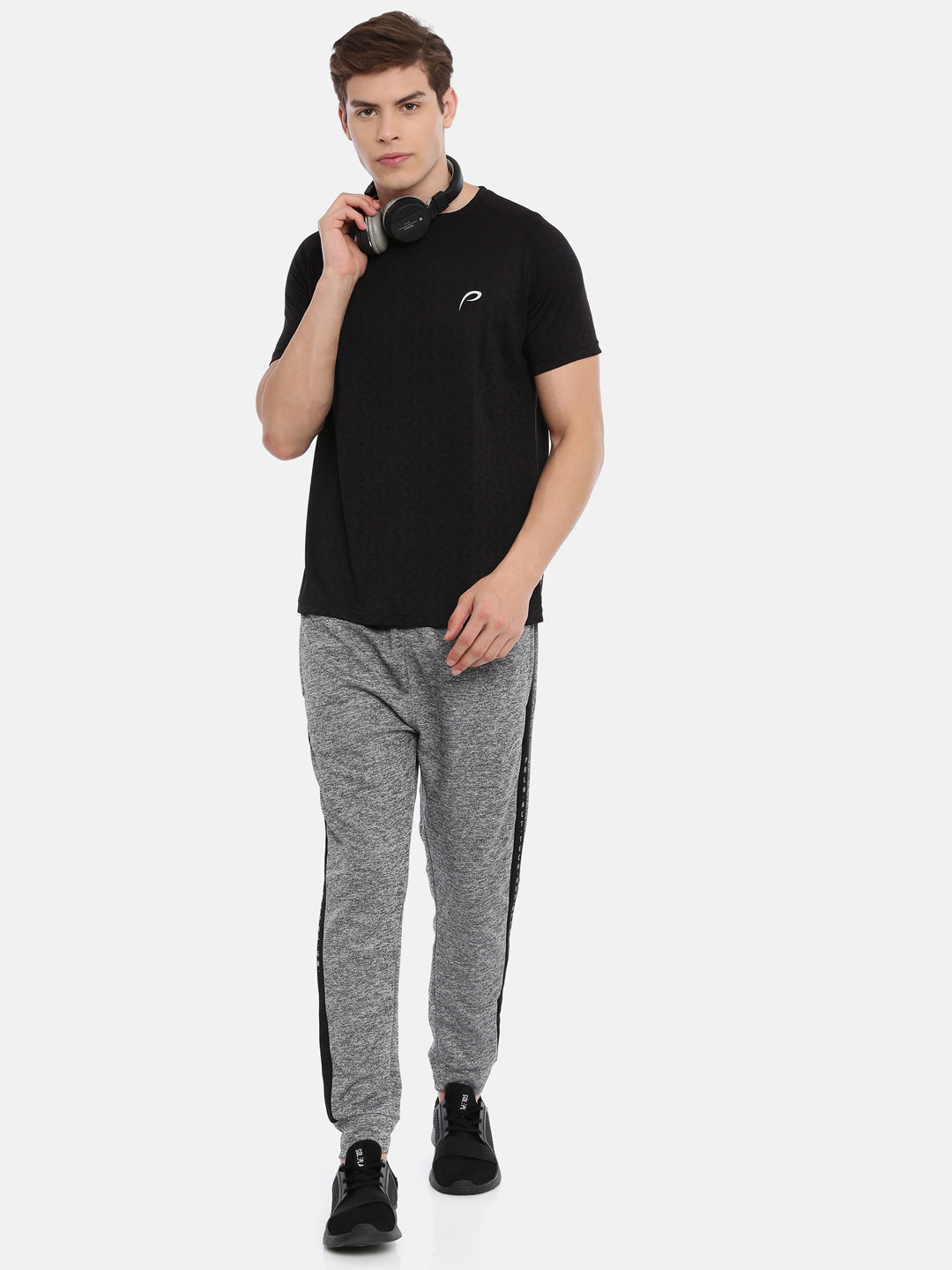 Men's Solid Comfort Fit Jogger