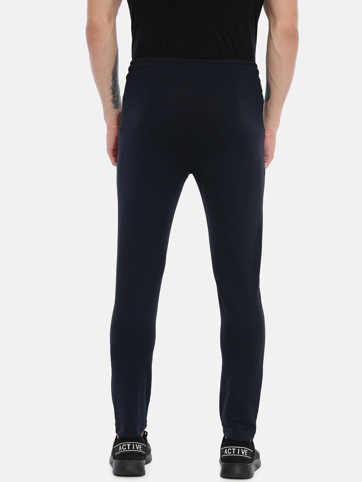 Men's Solid Tapered Fit Track Pants