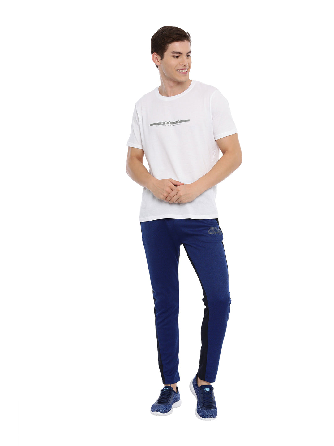 Men's Solid Tapered Track Pants