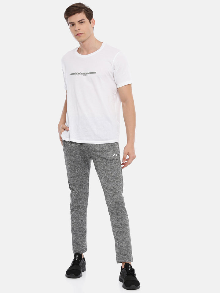 Men's Solid Tapered Track Pants
