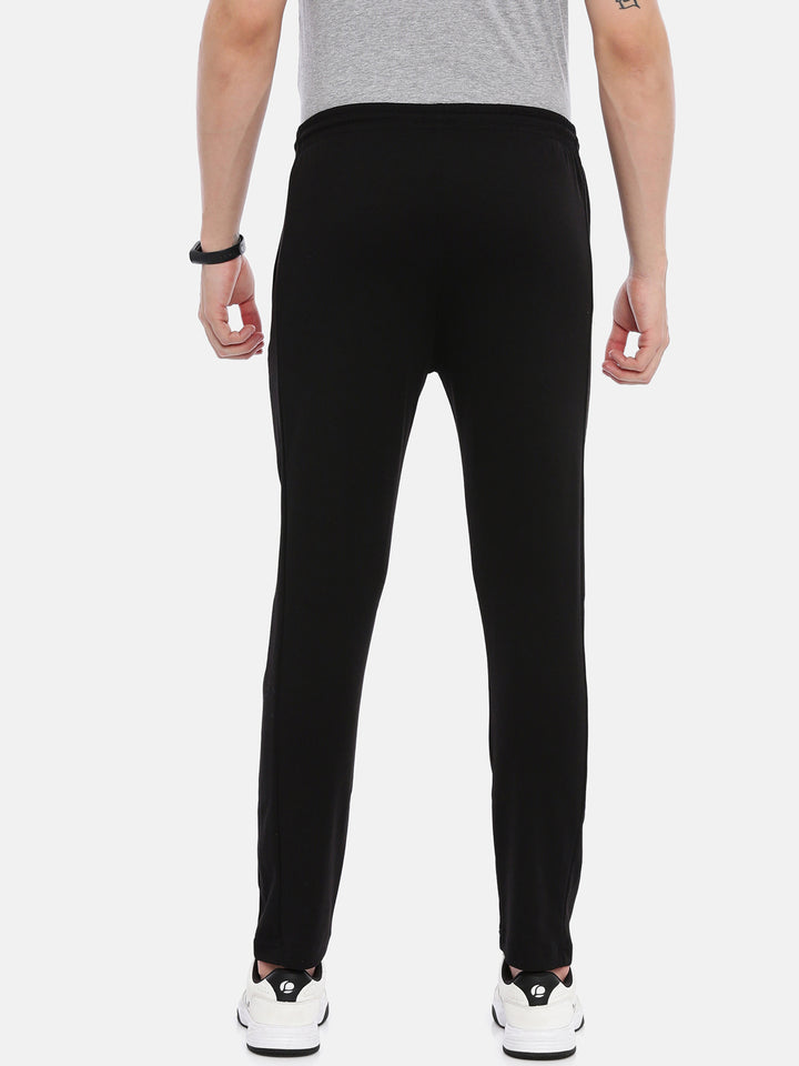Men's Solid Tapered Fit Track Pants