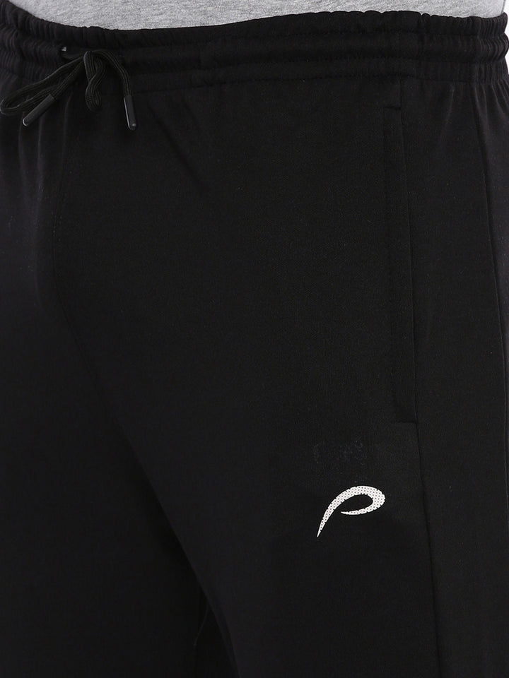 Men's Solid Tapered Fit Track Pants