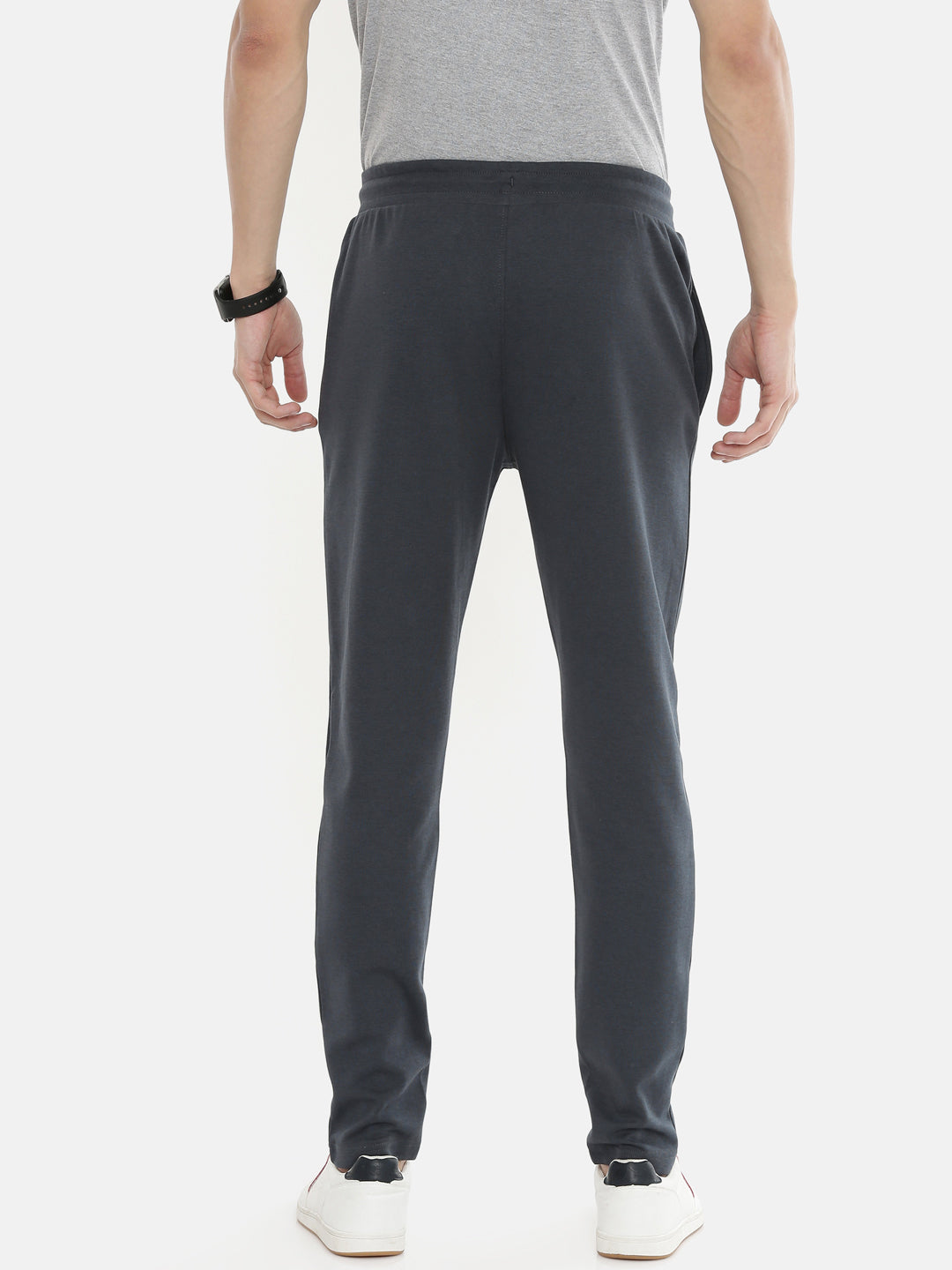 Men's Solid Tapered Track Pants