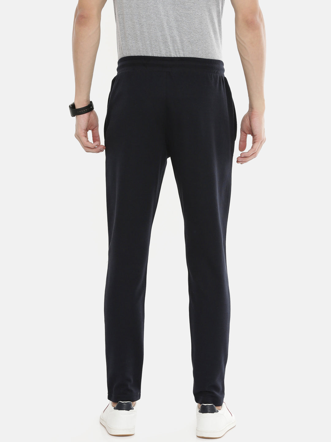 Men's Solid Tapered Track Pants