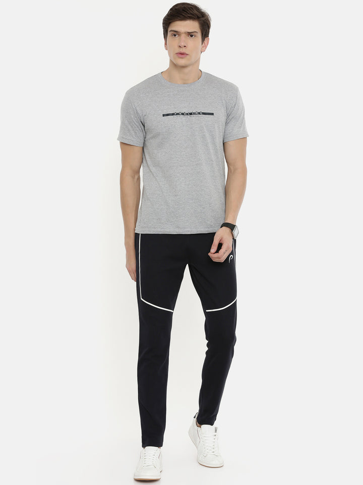 Men's Solid Tapered Track Pants
