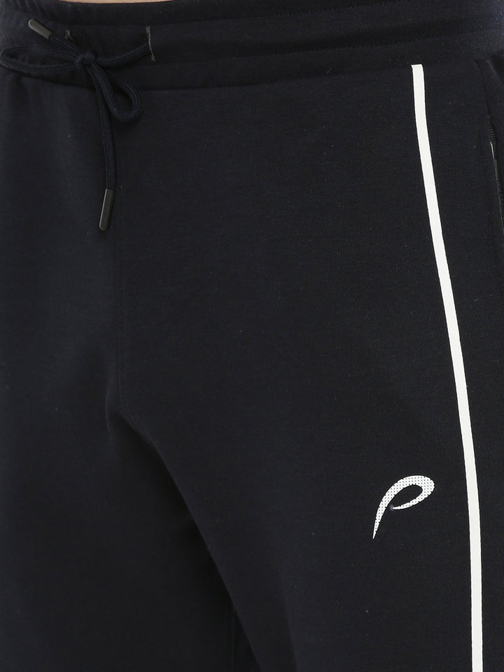 Men's Solid Tapered Track Pants