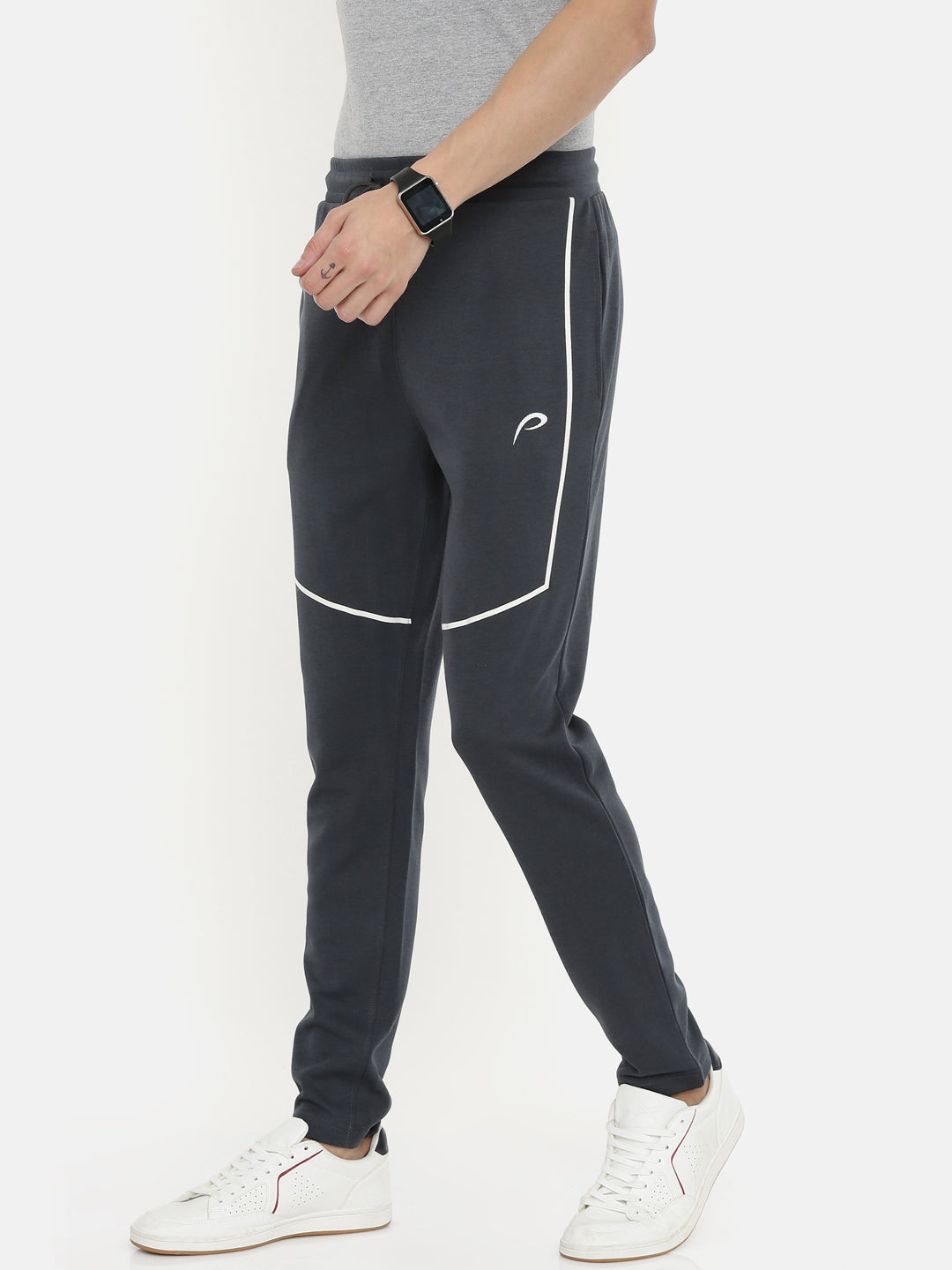 Men's Solid Tapered Fit Track Pants