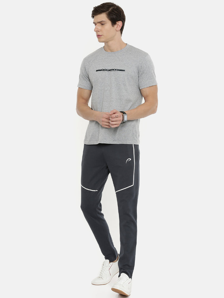 Men's Solid Tapered Fit Track Pants