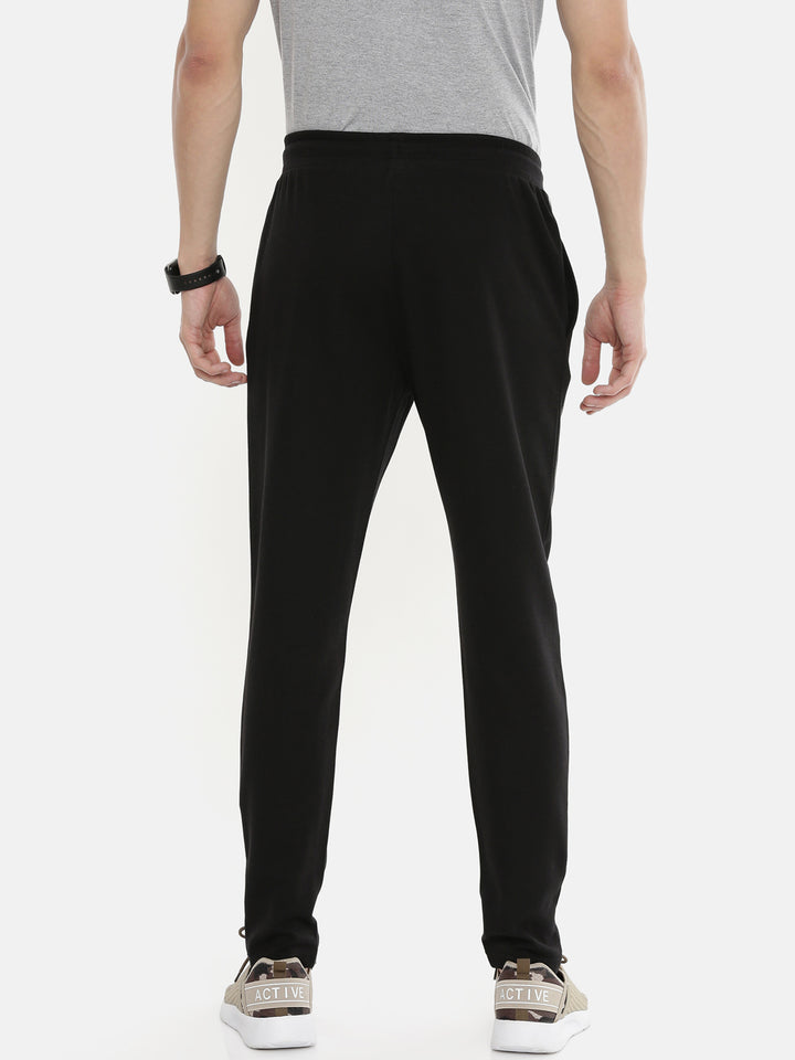 Men's Solid Tapered Fit Track Pants