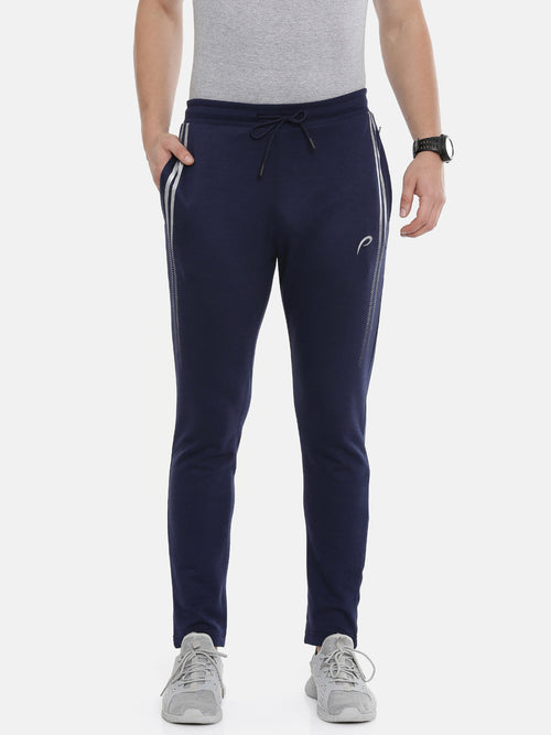 Men's Solid Tapered Track Pants