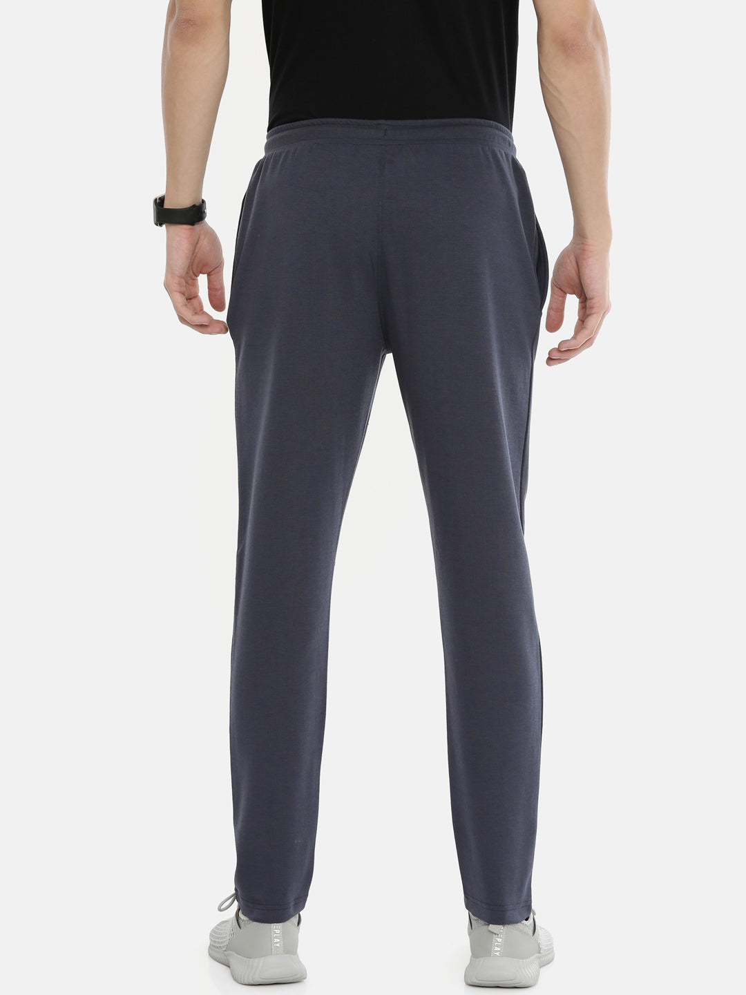 Men's Solid Tapered Fit Track Pants