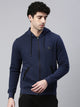 Men's Solid Comfort Fit Sweat Jacket