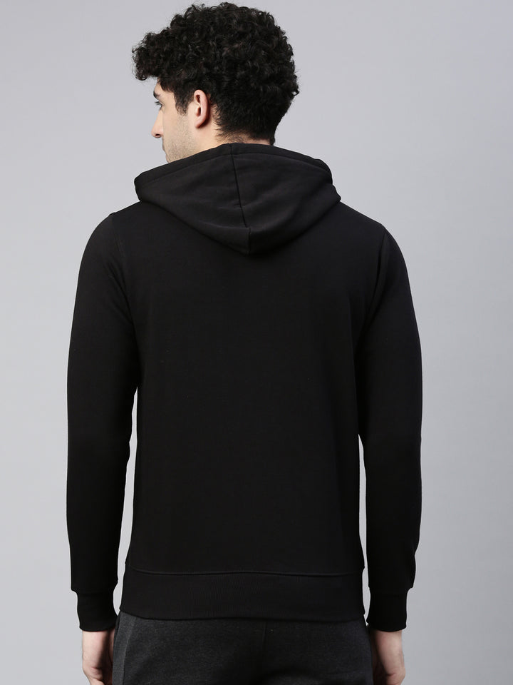Men's Solid Comfort Fit Sweat Jacket