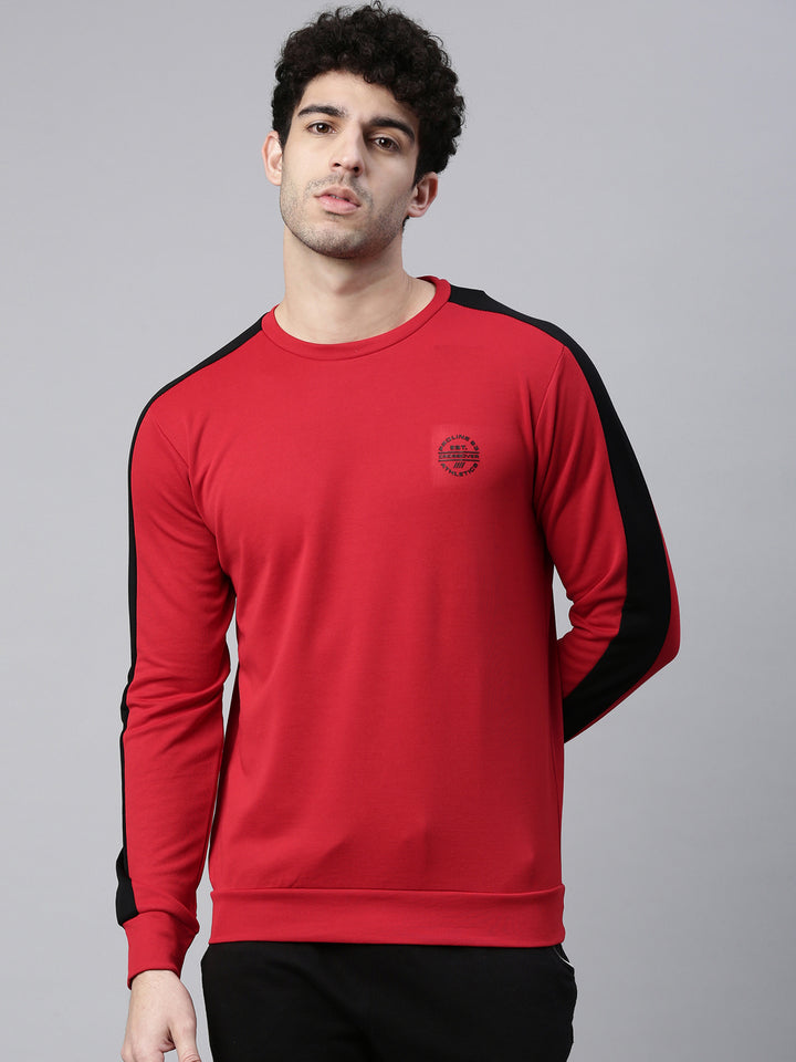 Men's Color Block Comfort Fit Sweatshirts