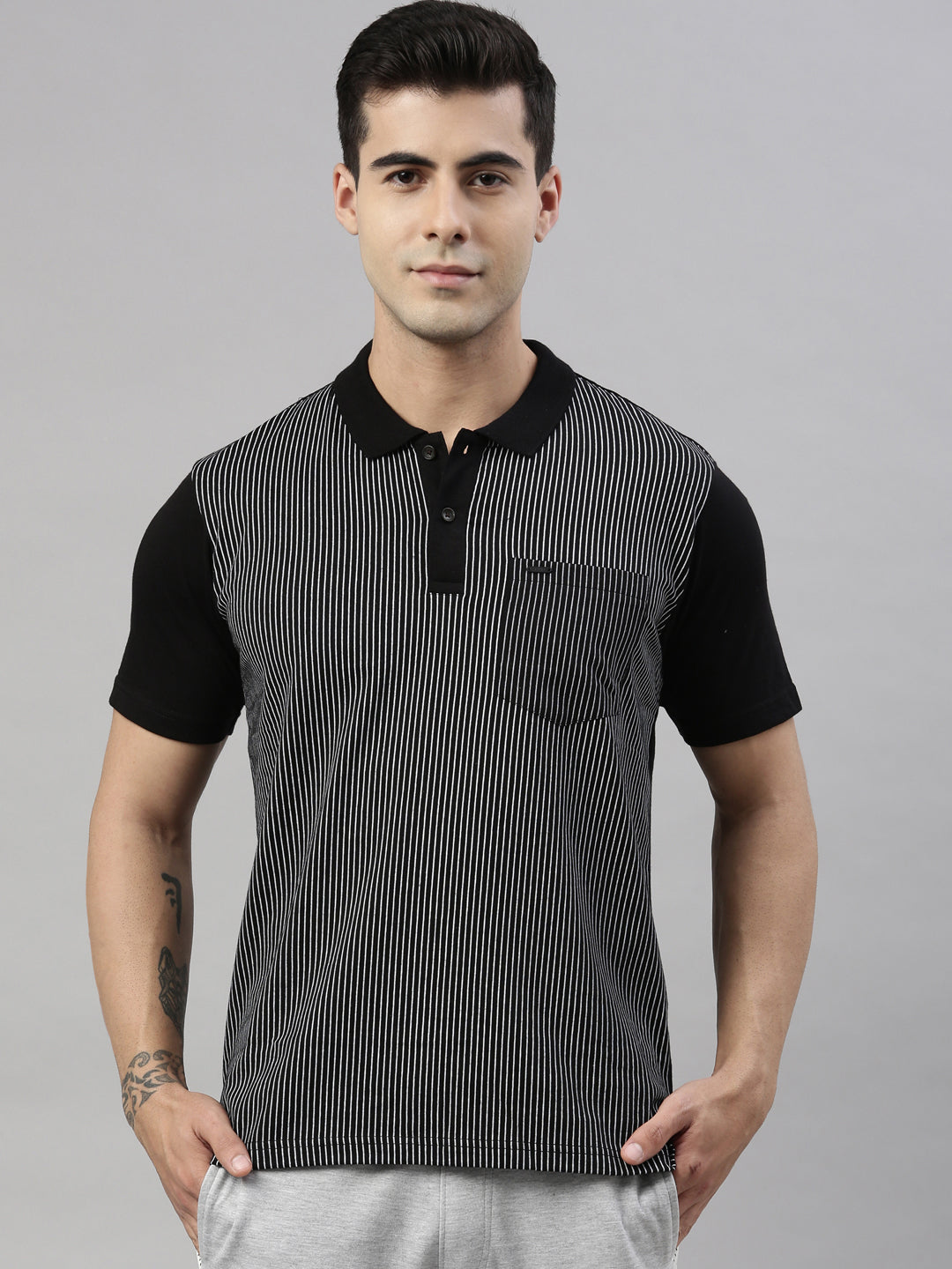 Buy Fila Black Pattern Polos @ Rs 330 | Fila India