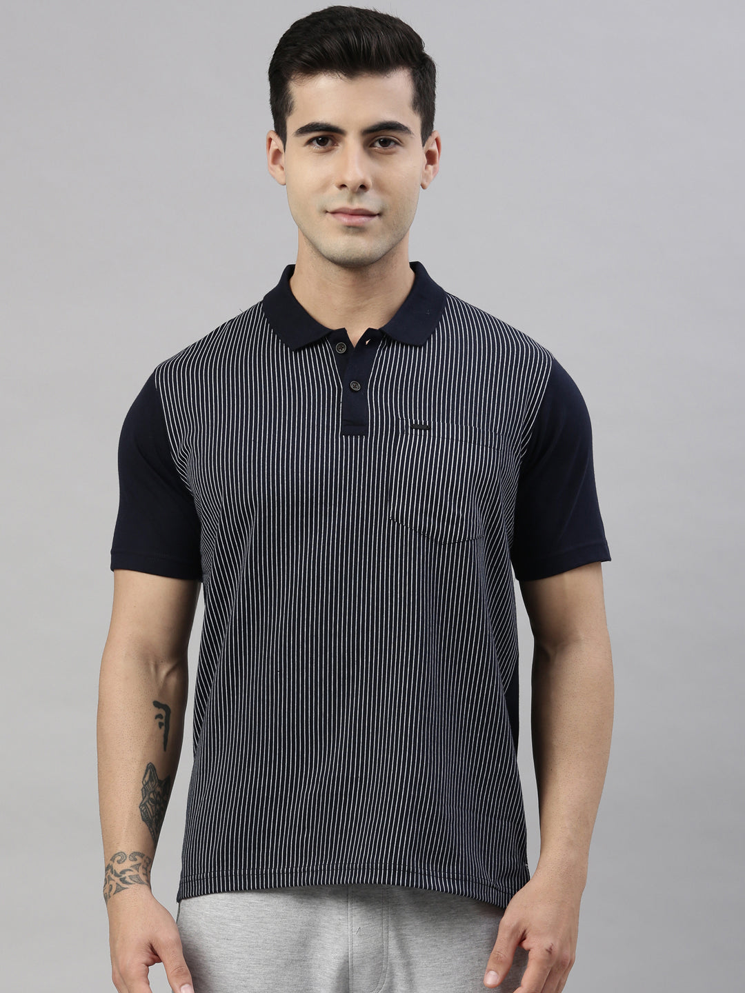 Buy Fila Dark Blue Pattern Polos @ Rs 330 | Fila India