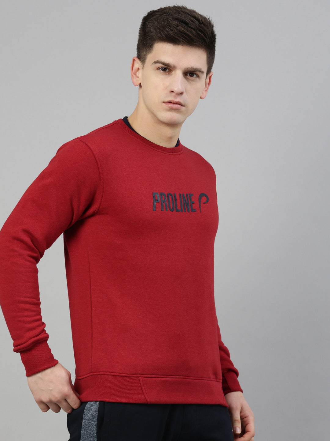 Men's Solid Comfort Fit Sweatshirts