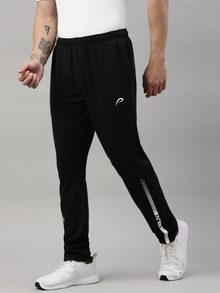 Men's Solid Tapered Track Pants
